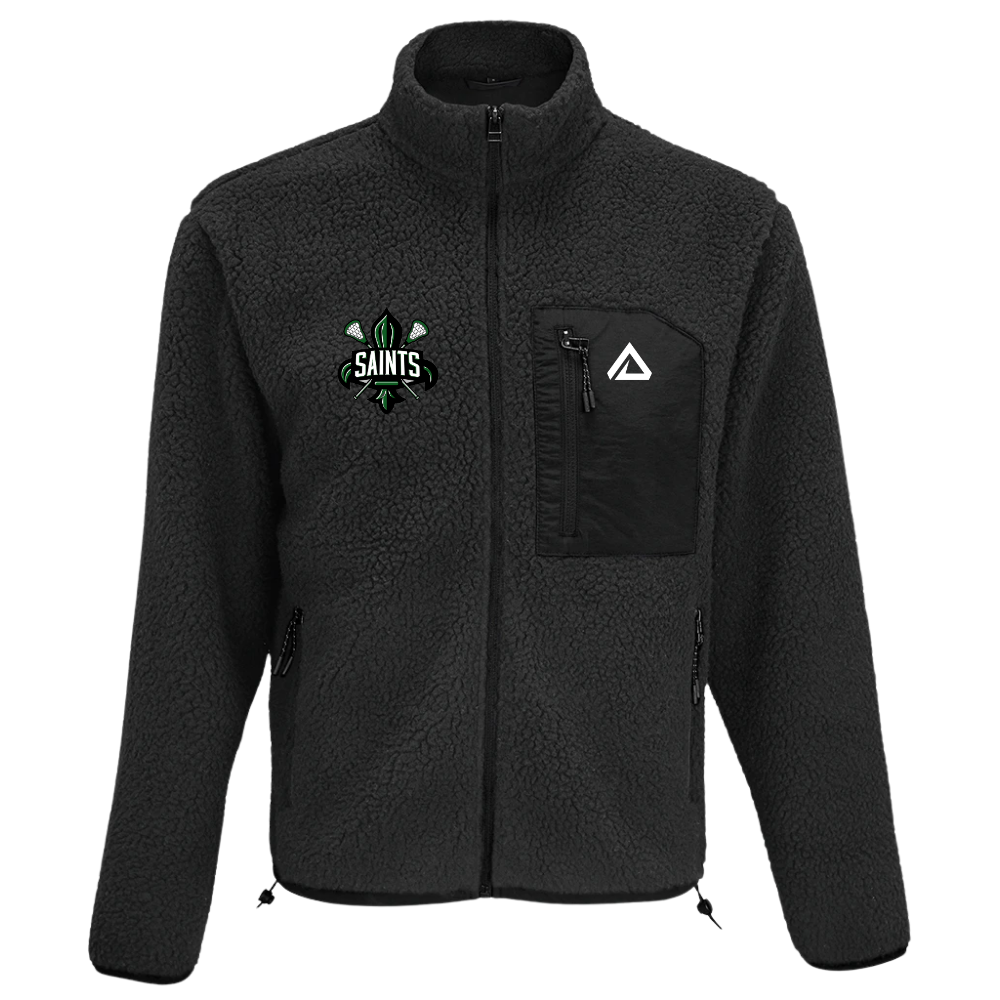 St. Josephs Parish Saints Lacrosse Sherpa Fleece Jacket