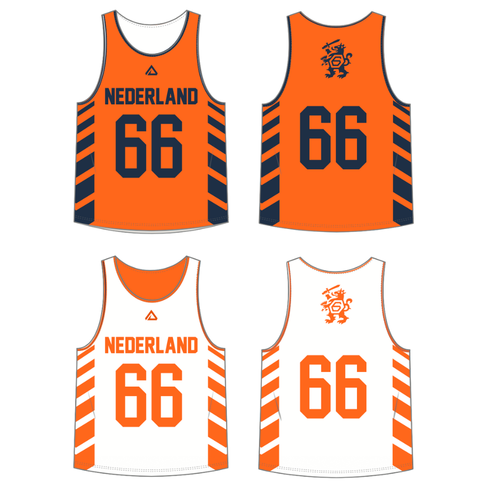 Nederland Men's Sixes Reversible Pinnie