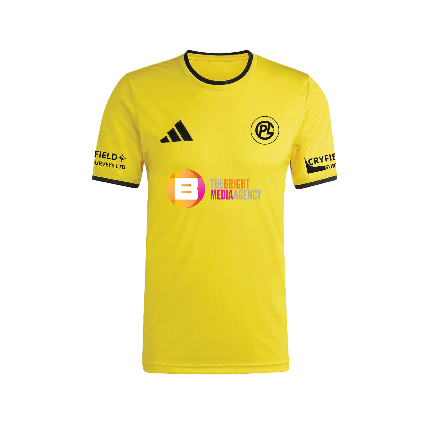 Proline Coaching Academy Adidas Entrada 26 Yellow Training Shirt - U18