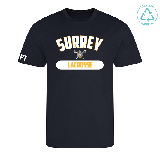 Uni of Surrey Lacrosse Recycled Tech Tee