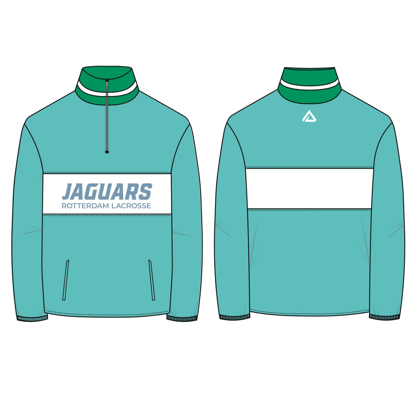 Rotterdam Jaguars 1/4 Zip Panel Fleece