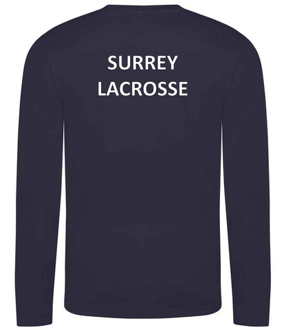 Uni of Surrey Lacrosse Long Sleeve Tech Tee