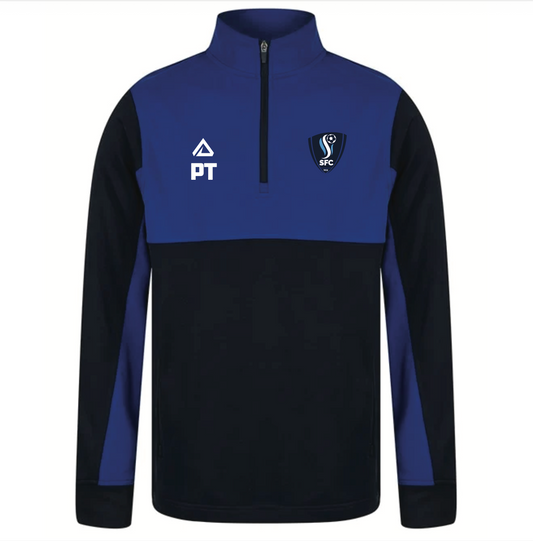 Scissett FC Pioneer Eden 1/4 Zip Colour Block Midlayer
