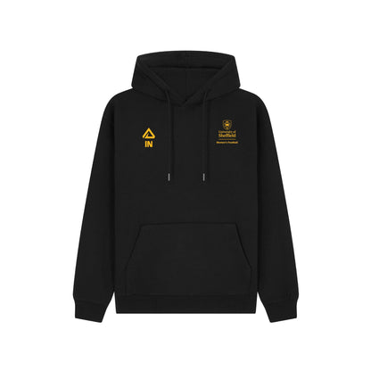 University of Sheffield Women's Football Sideline Hoodie - Black