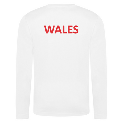 Wales Lacrosse Long Sleeve Tech Tee