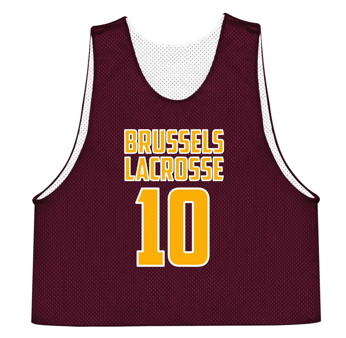 Brussels LC Reversible Mesh Lacrosse Pinnie
