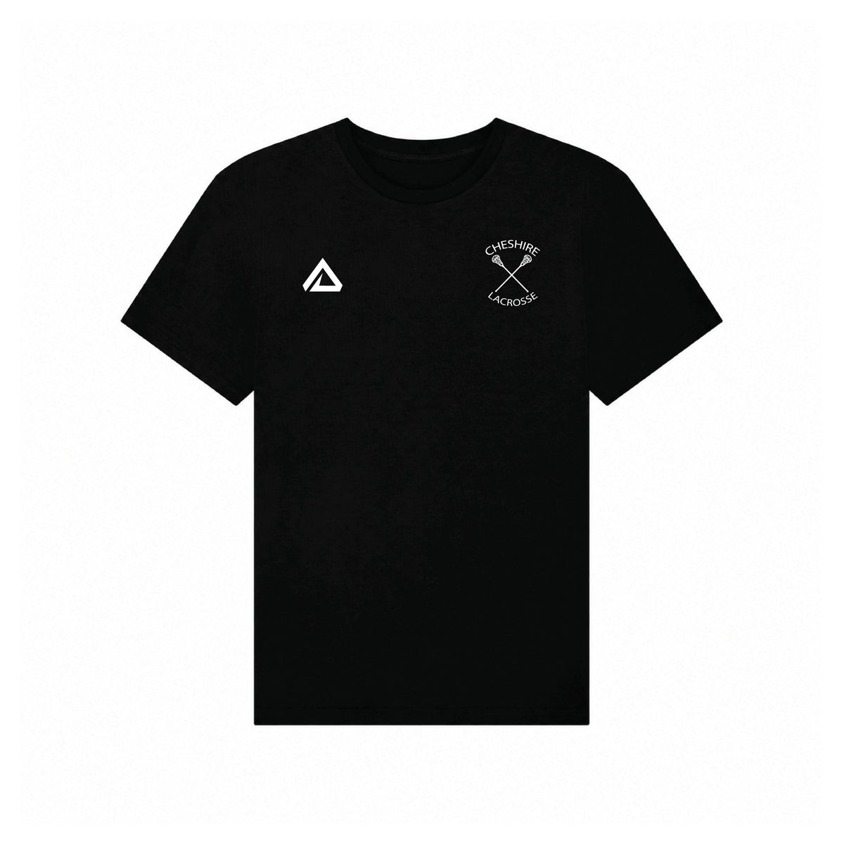 Cheshire Lacrosse Lifestyle Cotton Tee - Black