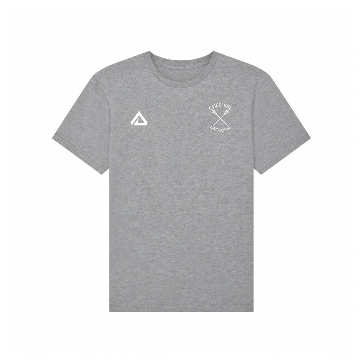 Cheshire Lacrosse Lifestyle Cotton Tee - Grey