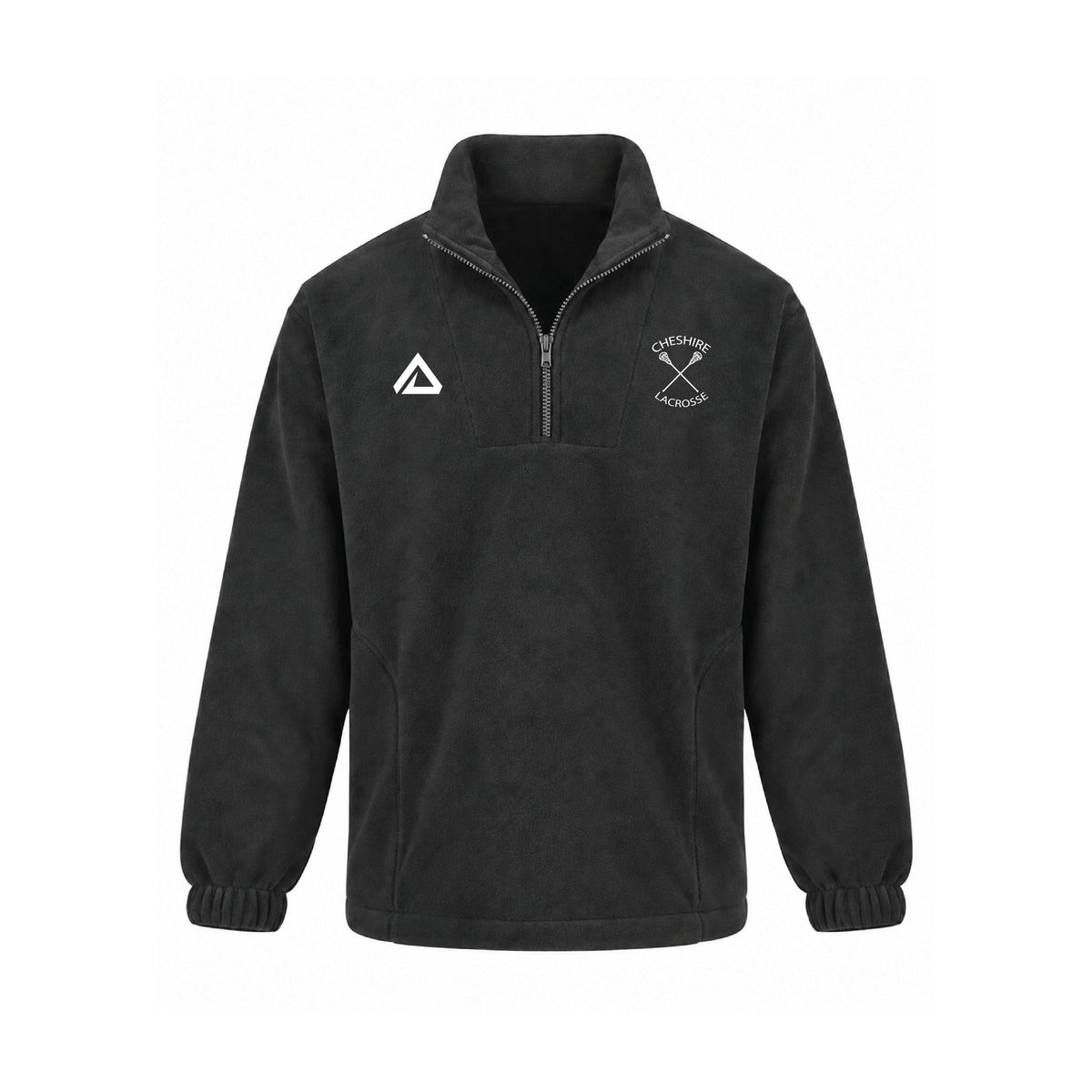 Cheshire Lacrosse Lifestyle 1/4 Zip Fleece - Black