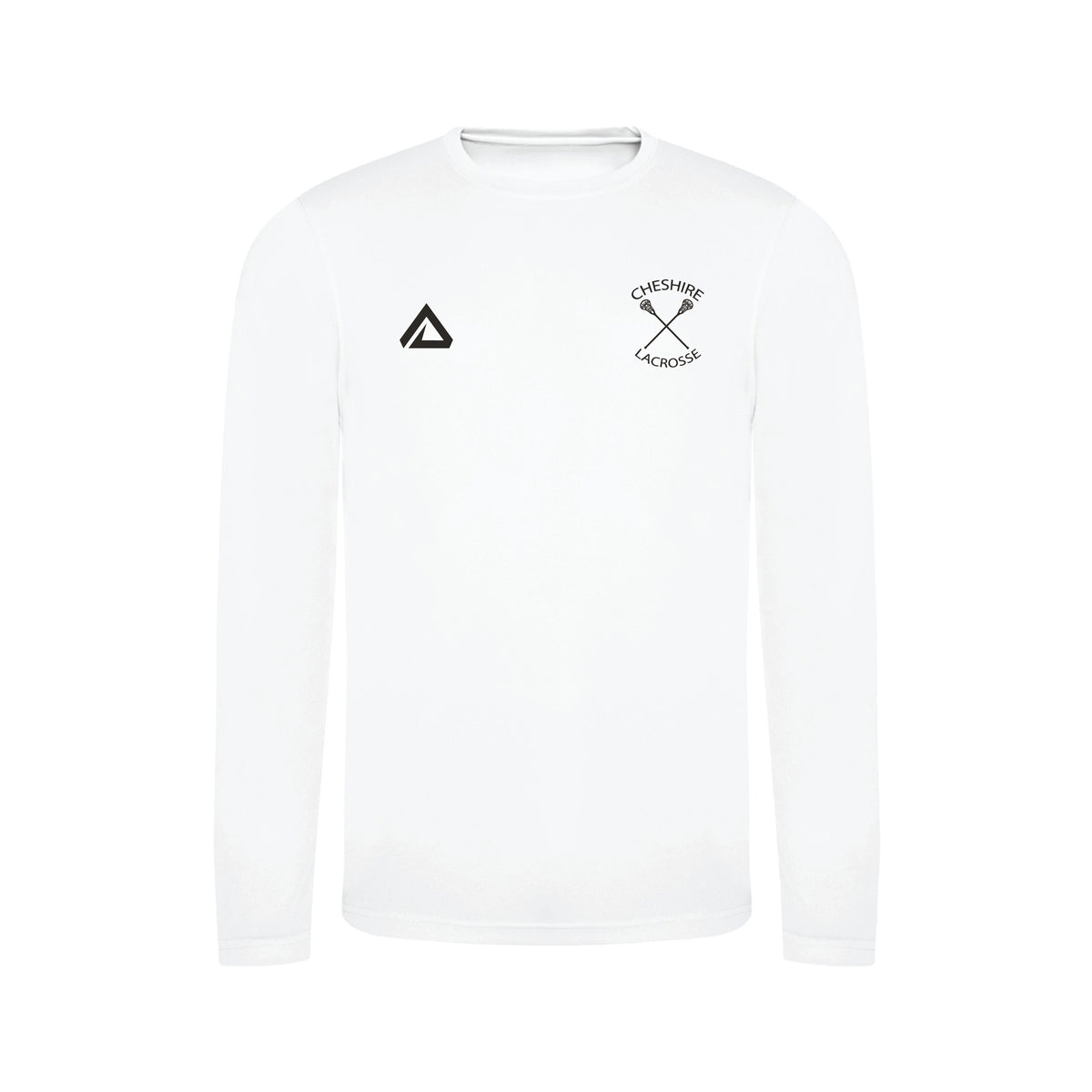 Cheshire Lacrosse Nevis Long Sleeve Tech Tee - White