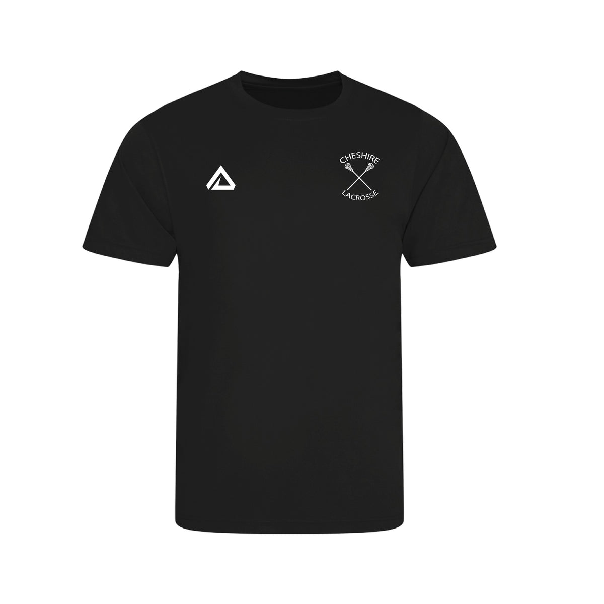 Cheshire Lacrosse Nevis Tech Tee - Black