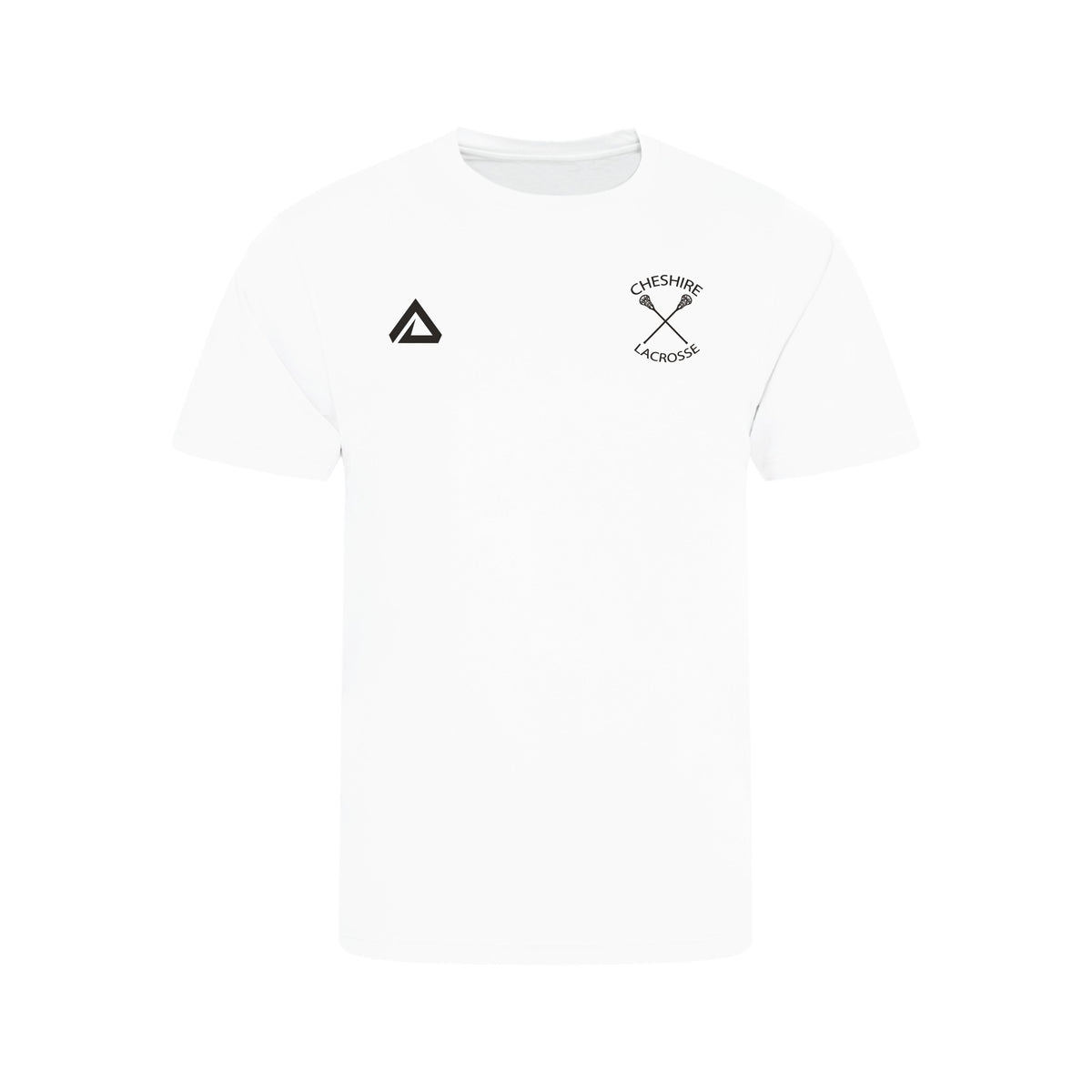 Cheshire Lacrosse Nevis Tech Tee - White