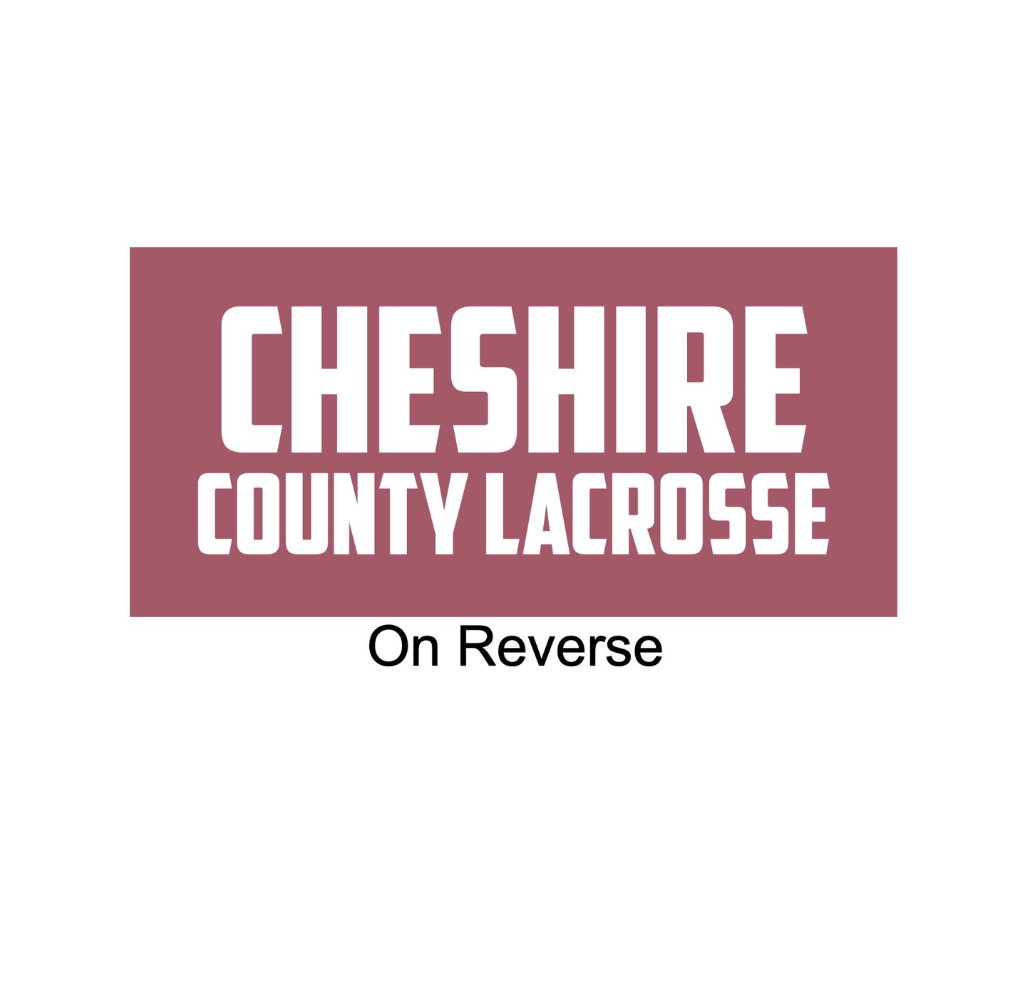 Cheshire Lacrosse Organic Cotton T-Shirt