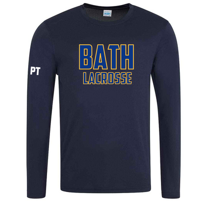 Bath Uni Lacrosse Long Sleeve Tech Tee