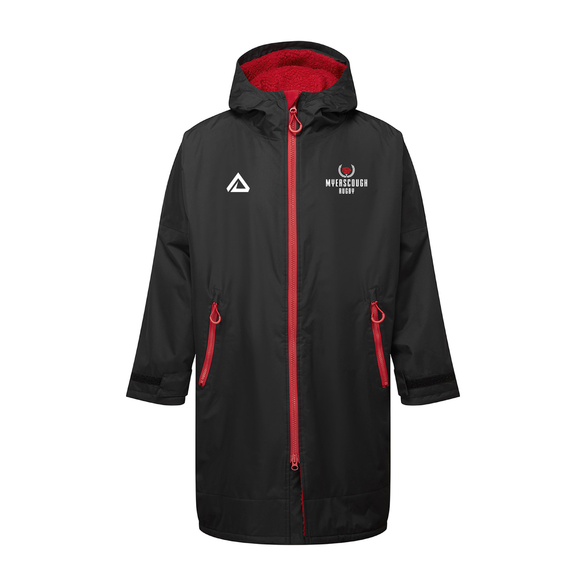 Myerscough College Rugby Pioneer Nevis Changing Robe - Black/Red