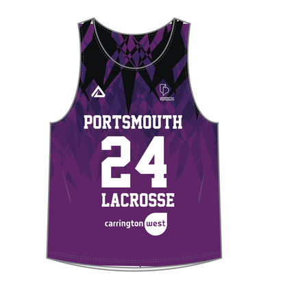 Men's Reversible Pinnie - Purple side front